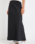 STORIES BE TOLD PRODIGY SATIN BIAS MAXI SKIRT