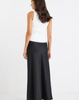 STORIES BE TOLD PRODIGY SATIN BIAS MAXI SKIRT