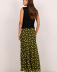 GEORGIA ZOE JUBILANT POLKA DOT GEORGETTE PULL ON BIAS MAXI SKIRT