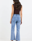 IVY + JACK CATALINE 90S BLUE KICK FLARE CROP JEAN