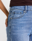 IVY + JACK CATALINE 90S BLUE KICK FLARE CROP JEAN