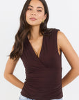 STORIES BE TOLD CONNECT JERSEY CROSS FRONT TOP