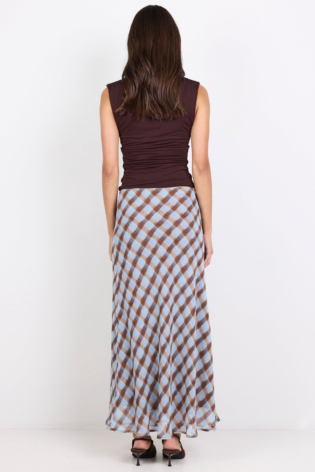 GEORGIA ZOE JUBILANT GEORGETTE PULL ON BIAS MAXI SKIRT
