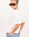 IVY + JACK DAINTY IVORY LACE TEE