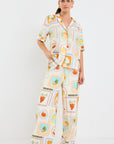 BY ROSA. DESTINATION TROPICAL POSTCARD SS SHIRT
