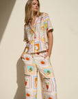 BY ROSA. DESTINATION TROPICAL POSTCARD SS SHIRT
