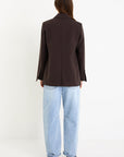 AMONG THE BRAVE DIPLOMA TWO BUTTON VENT SLEEVE BLAZER
