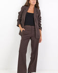 AMONG THE BRAVE JAUNTY SLANT POCKET WIDE LEG PANTS