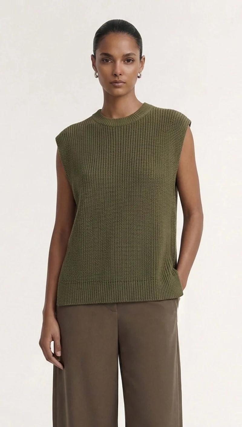 STAPLE THE LABEL ELLIS KNIT TANK