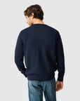 RODD & GUNN GUNN CREW KNIT SAPPHIRE