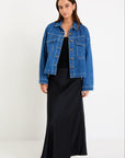 AMONG THE BRAVE ECHO PATCH POCKET DENIM JACKET