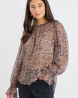 BY ROSA ENDLESS GEORGETTE BLOUSON TOP
