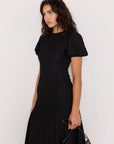 MINK PINK ANAIS DROP WAIST MIDI DRESS