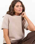 STORIES BE TOLD GODDESS WOOL CASHMERE KNIT TEE