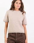 STORIES BE TOLD GODDESS WOOL CASHMERE KNIT TEE