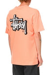 STUSSY SOLID OFFSET SS TEE