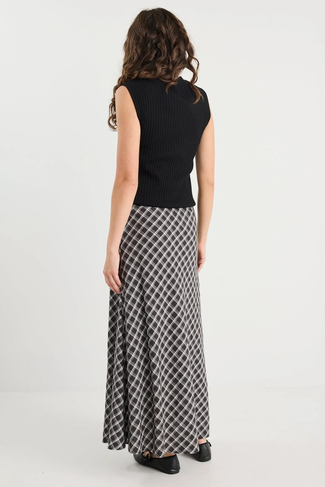 AMONG THE BRAVE SOULMATE MIDI SKIRT