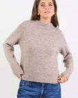 BY ROSA. HUDDLE HIGH NECK KNIT JUMPER