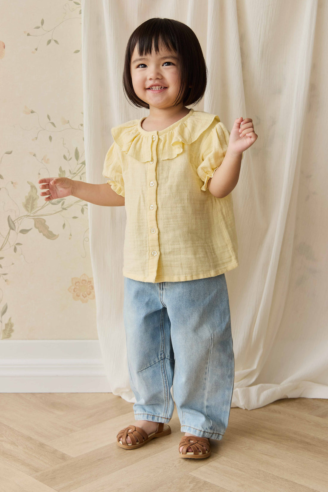 JAMIE KAY ORGANIC COTTON MUSLIN ALORA TOP