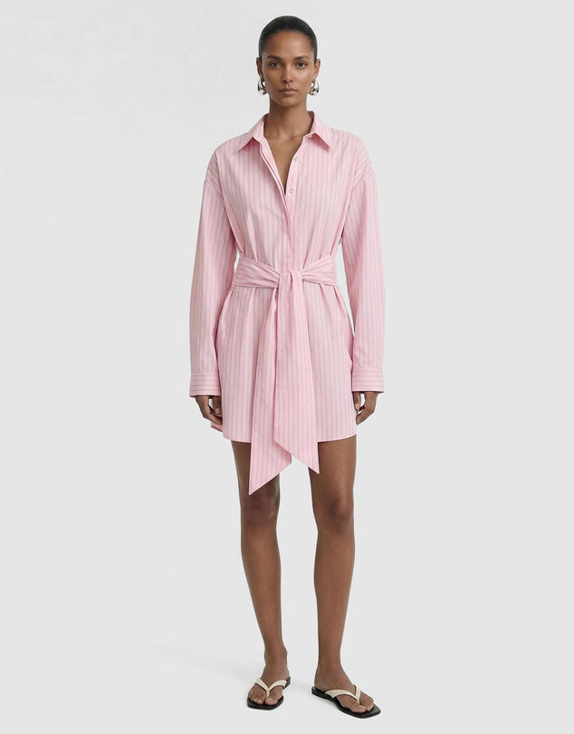 STAPLE THE LABEL KARI MINI SHIRT DRESS