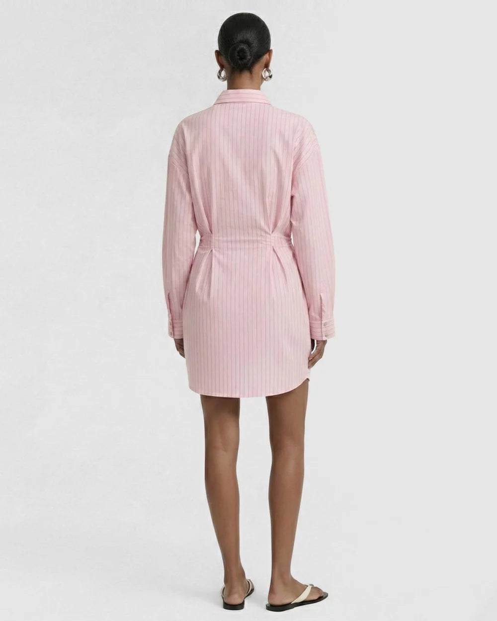 STAPLE THE LABEL KARI MINI SHIRT DRESS