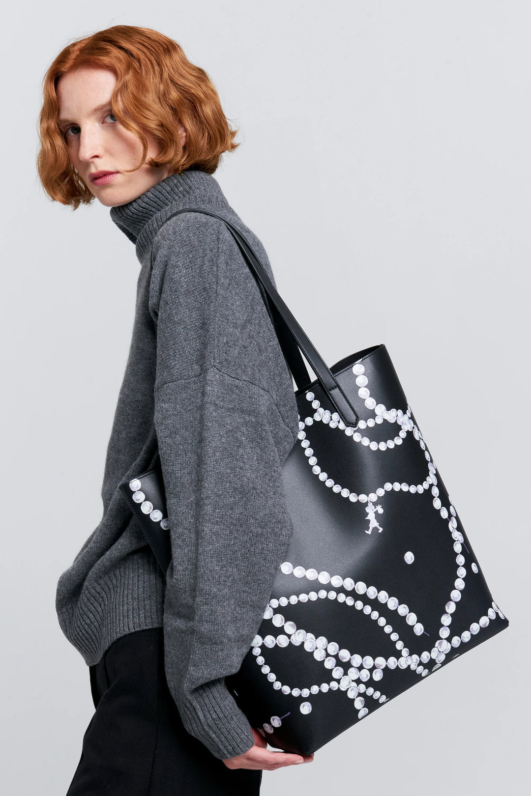 KAREN WALKER RUNAWAY PEARL TOTE