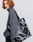 KAREN WALKER RUNAWAY PEARL TOTE