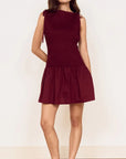 MINK PINK LOLA SHIRRED MINI DRESS