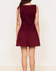 MINK PINK LOLA SHIRRED MINI DRESS