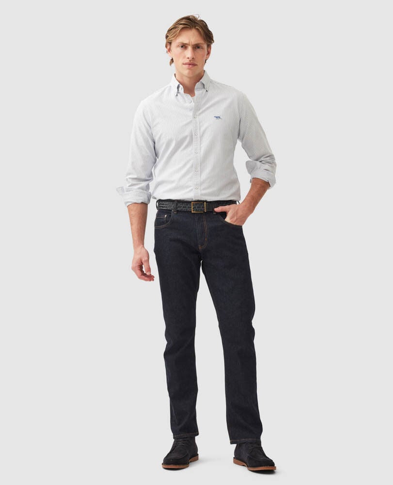 RODD &amp; GUNN OXFORD LAKESIDE STRIPE SHIRT