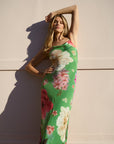 GEORGIE MAE LAVISH TIE BACK BIAS SLIP DRESS