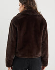 STORIES BE TOLD LODGE FAUX FUR JACKET