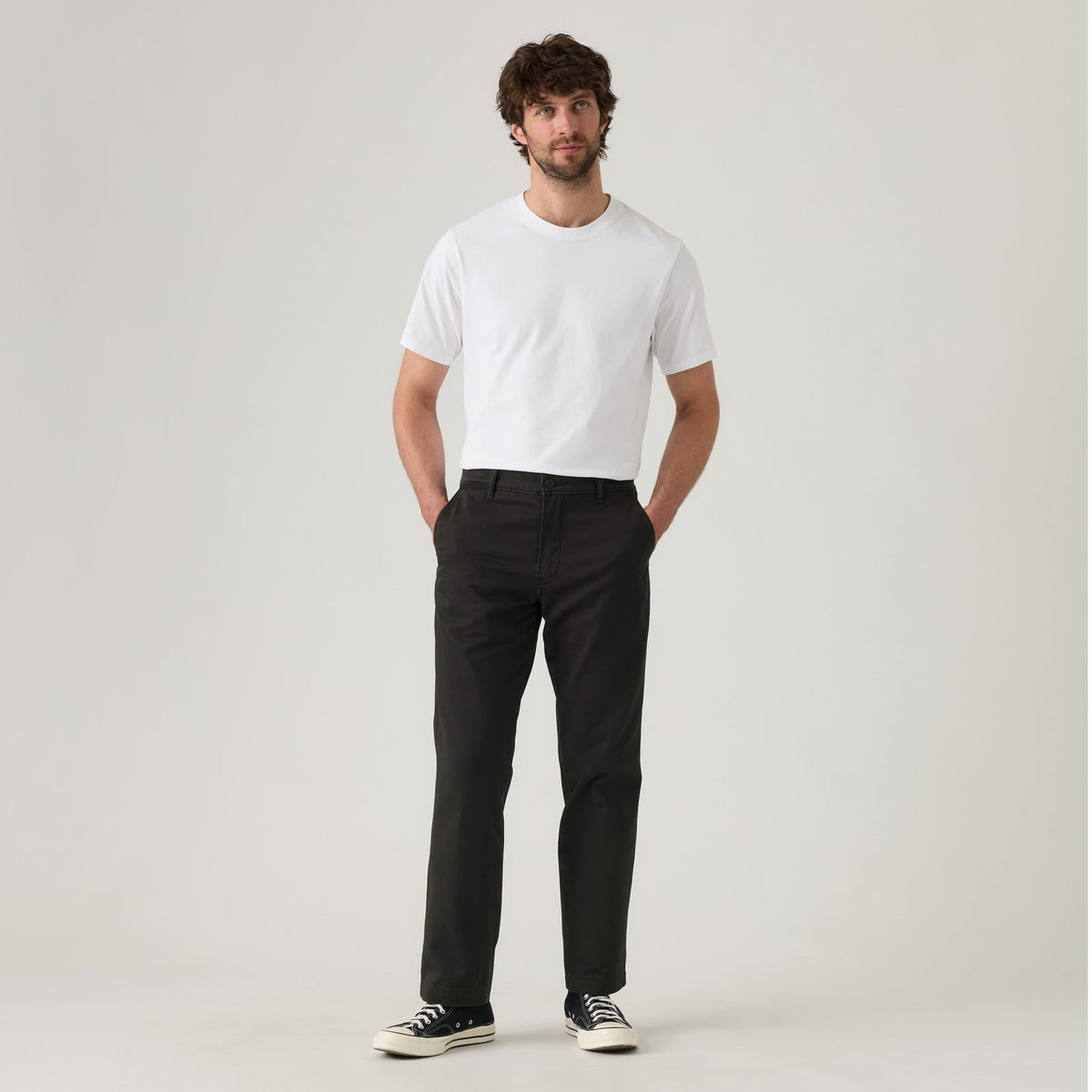 LEVIS XX CHINO RELAXED STRAIGHT III - METEORITE TWILL
