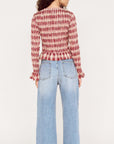 MINK PINK ANOUK SHIRRED TOP