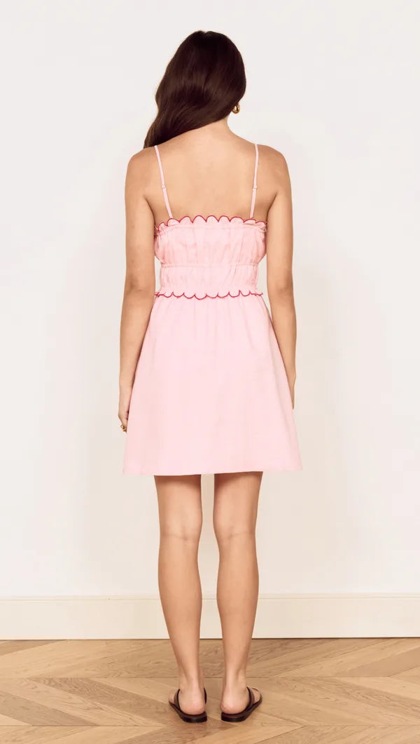 MINK PINK MILA SCALLOPED MINI DRESS