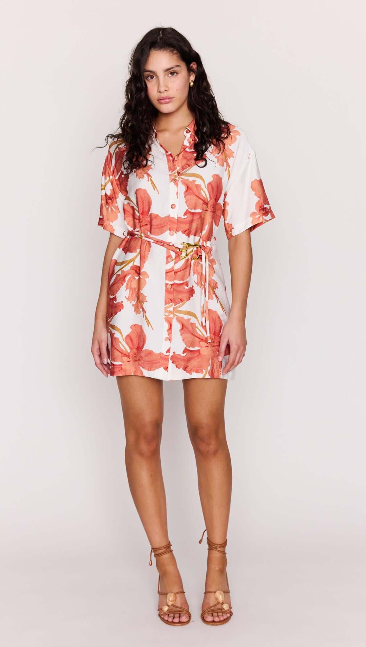 MINK PINK ISLA MINI SHIRT DRESS