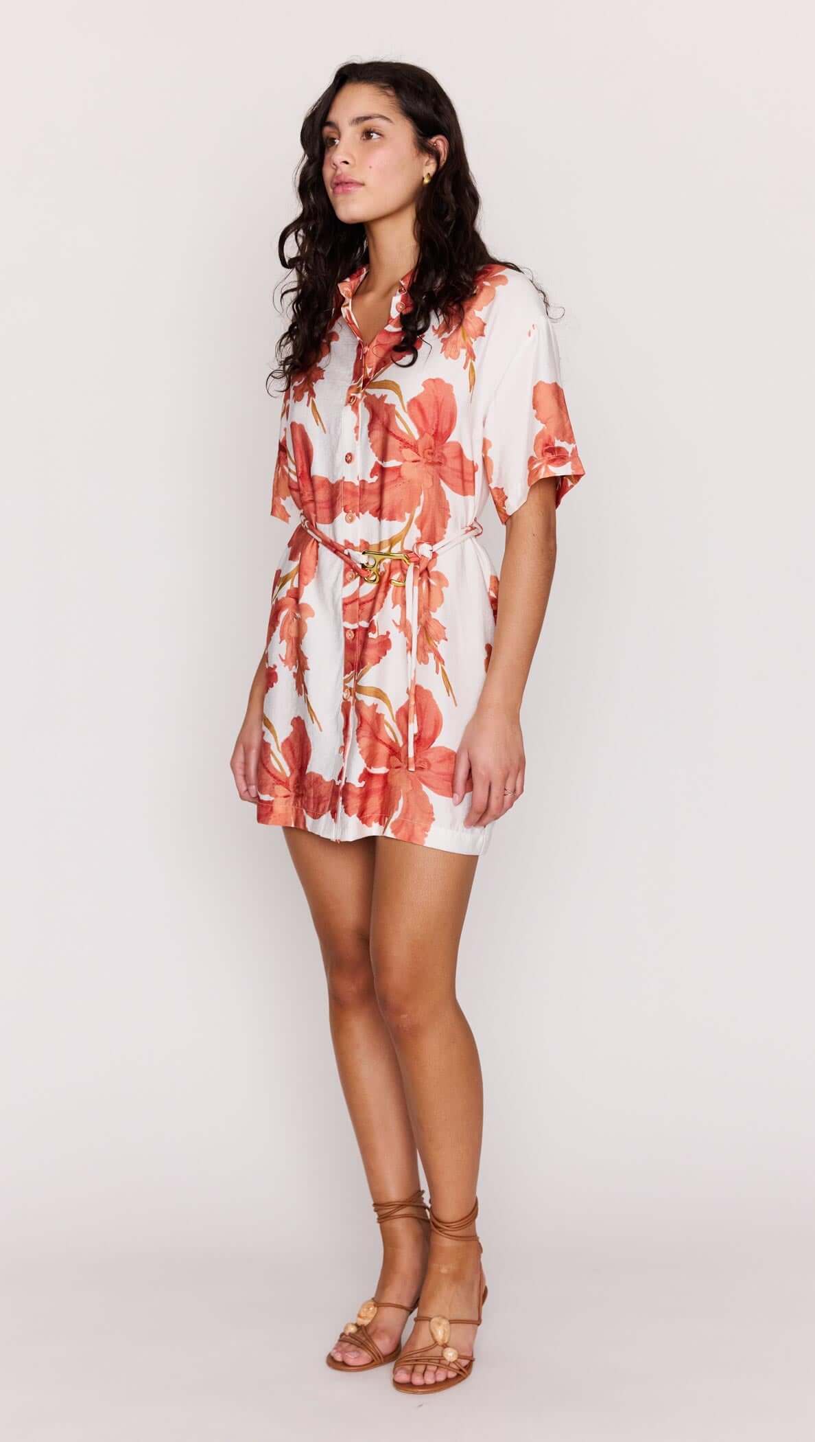 MINK PINK ISLA MINI SHIRT DRESS