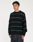 HUFFER STACK STRIPE KNIT CREW