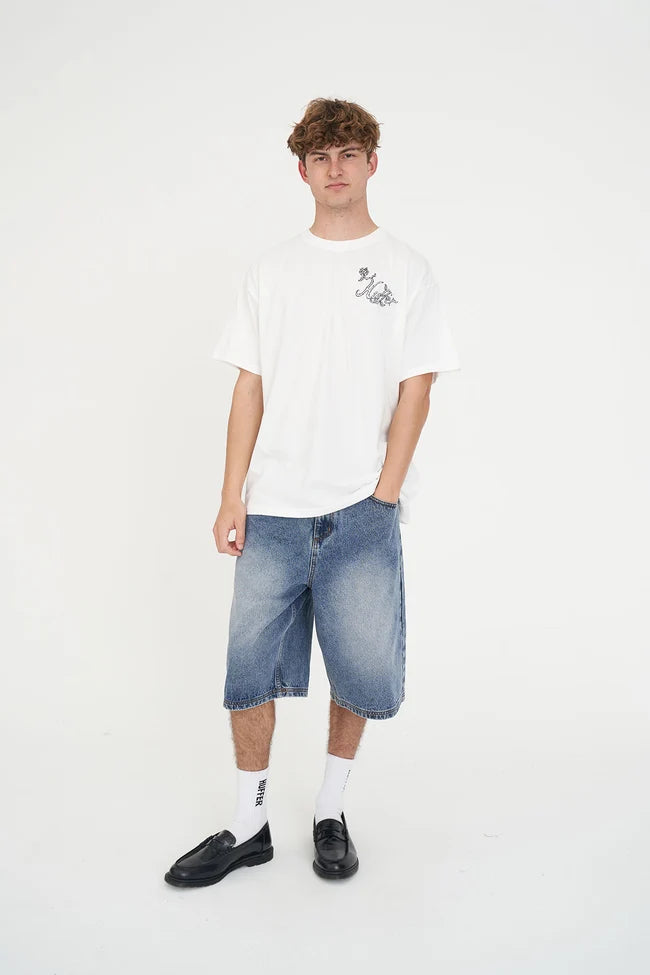 HUFFER BLOCK TEE/SPIKED