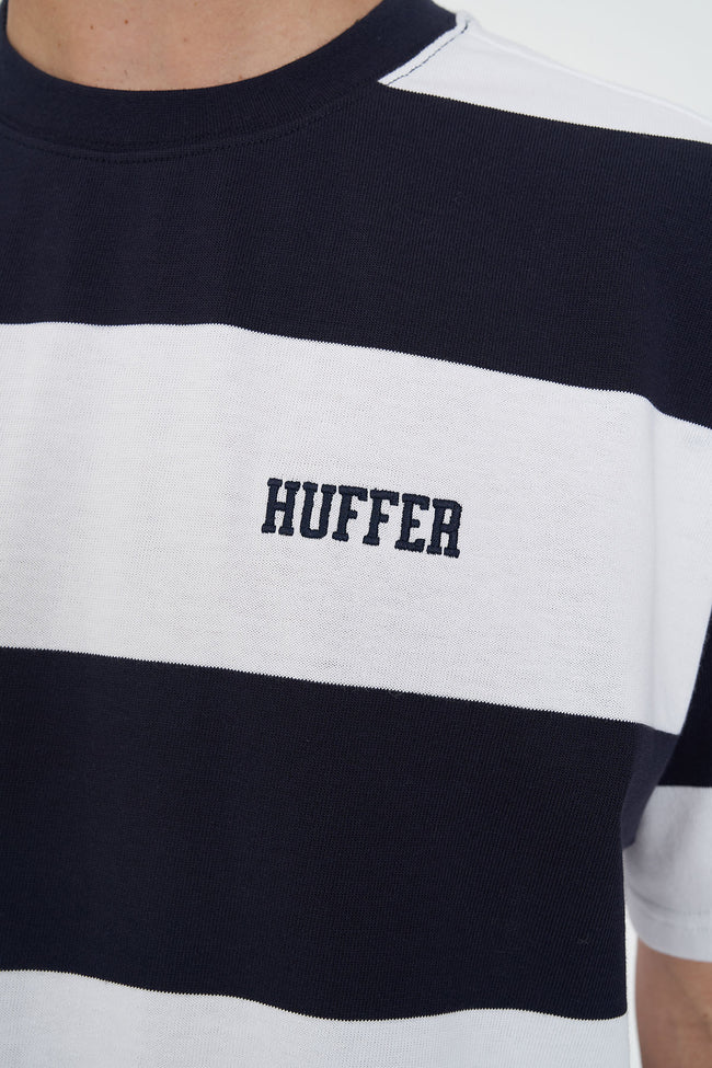 HUFFER GAME DAY STRIPE TEE