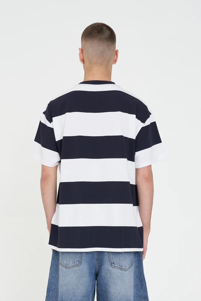 HUFFER GAME DAY STRIPE TEE