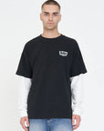 HUFFER LAYERED BLOCK TEE/ RIDGE