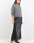 AMONG THE BRAVE MIRAGE FLUFFY CREWNECK CARDIGAN