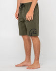 RUSTY PEEK SHOW HYBRID WAIST BOARDSHORT AMG
