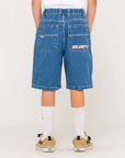 RUSTY FLIP DADDY 2.0 JORT BOYS MIDDY BLUE