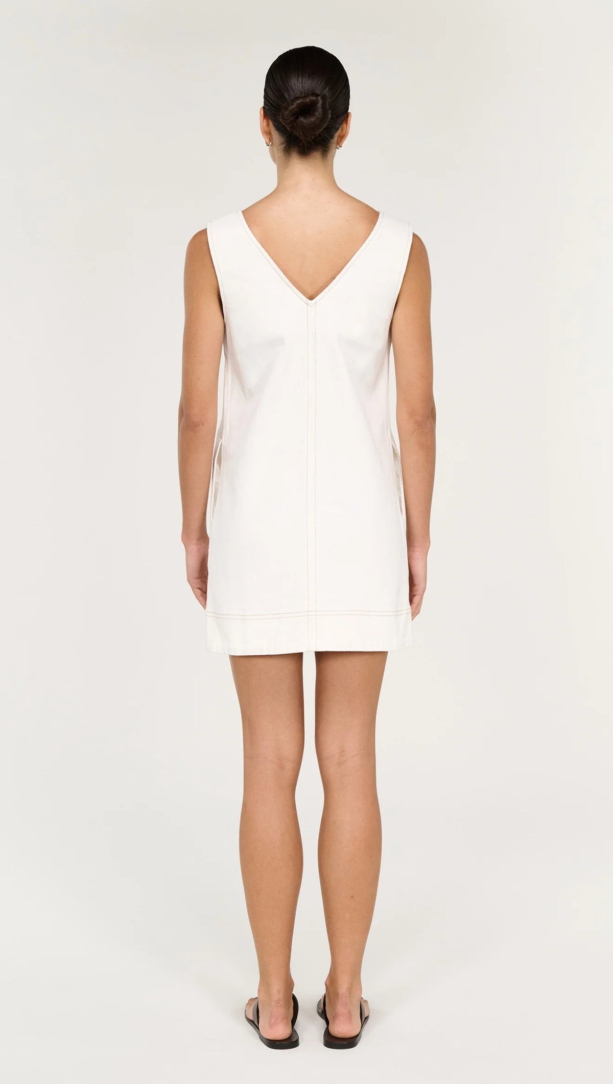 STAPLE THE LABEL NYRA DENIM MINI DRESS