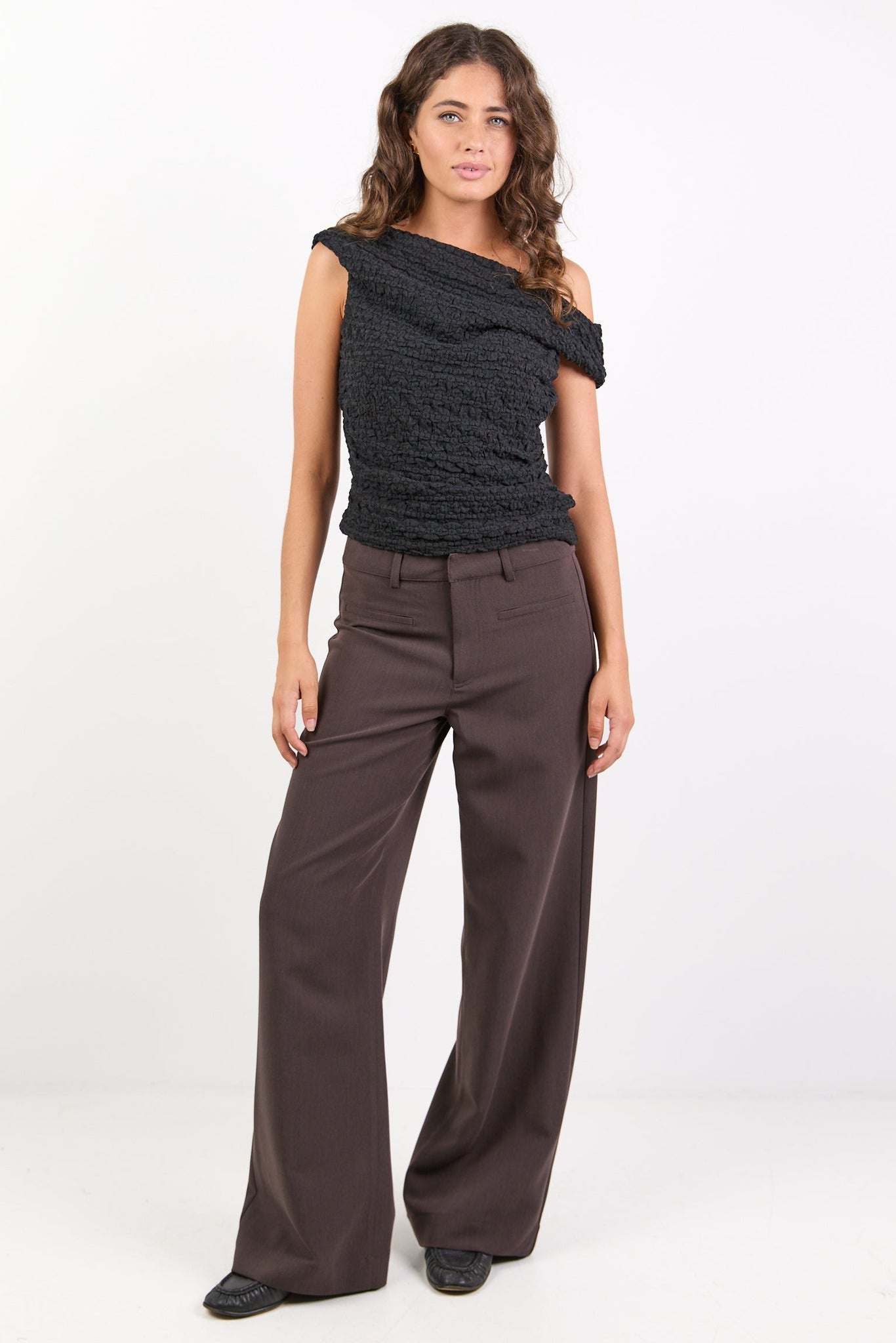 STORIES BE TOLD FIERCE LOW RISE STRETCH LOW RISE STRECH WIDE PANTS