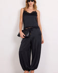 STORIES BE TOLD FLUIDITY SATIN BALLOON PULL ON PANT