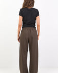AMONG THE BRAVE INSTINCTIVE WIDE LEG ELASTIC BACK PANTS