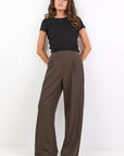 AMONG THE BRAVE INSTINCTIVE WIDE LEG ELASTIC BACK PANTS